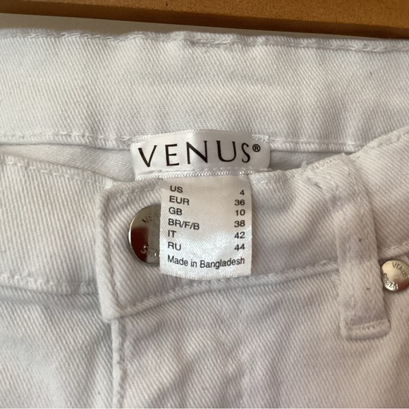 Venus white jean shorts. - Picture 5 of 5